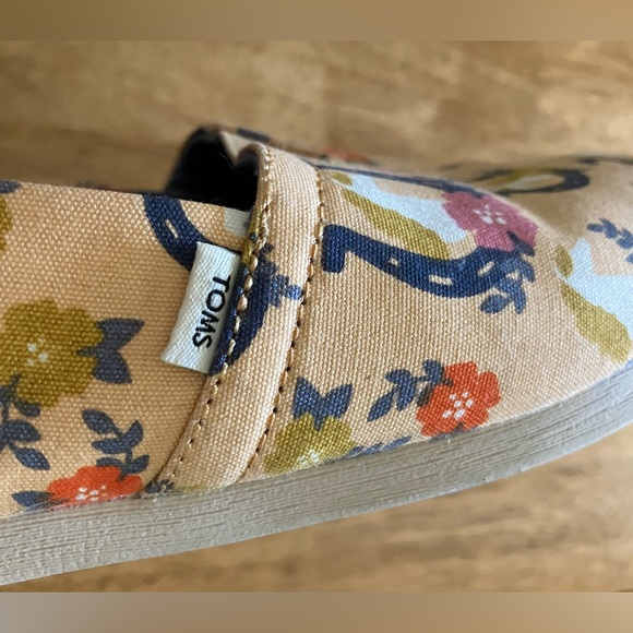 Toms Lucky Horseshoe Alpargatas slip-on flats Womens size 9 - Picture 7 of 7